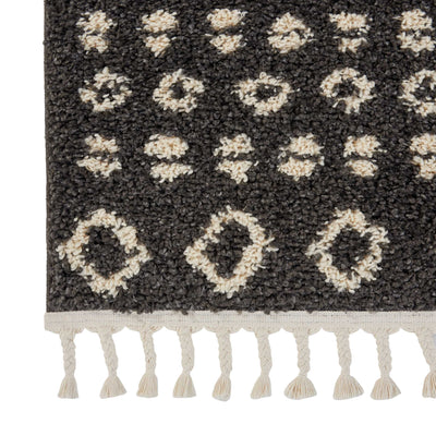 product image for moroccan shag charcoal rug by nourison nsn 099446462459 4 63