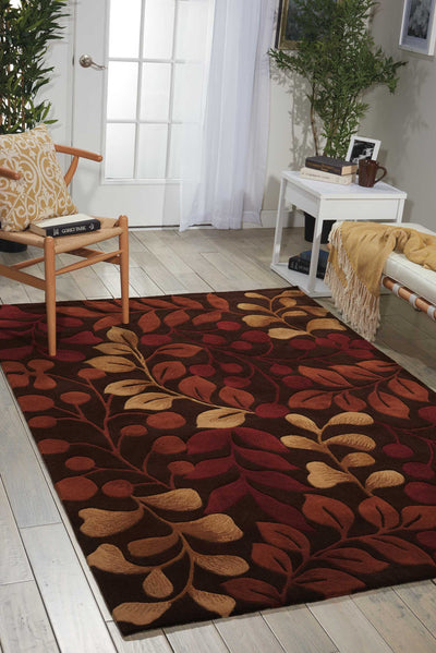 product image for contour hand tufted chocolate rug by nourison nsn 099446045652 5 3