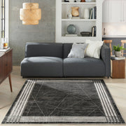 Nourison Home Desire Charcoal Silver Modern Rug By Nourison Nsn 099446128683 16