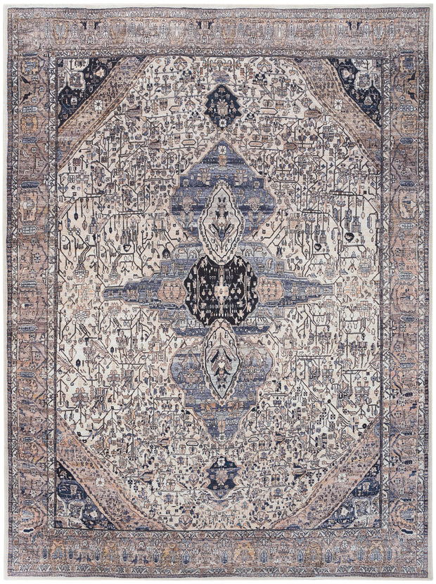 grand washables ivory blue rug by nourison 99446110428 redo 1