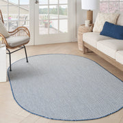Nourison Home Courtyard Ivory Blue Modern Rug By Nourison Nsn 099446161444 15