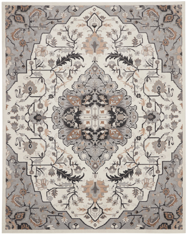 media image for elation ivory grey rug by nourison 99446841131 redo 1 289