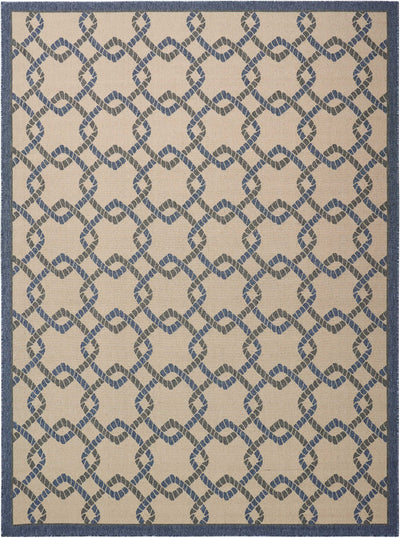 product image for caribbean ivory blue rug by nourison nsn 099446375209 1 2