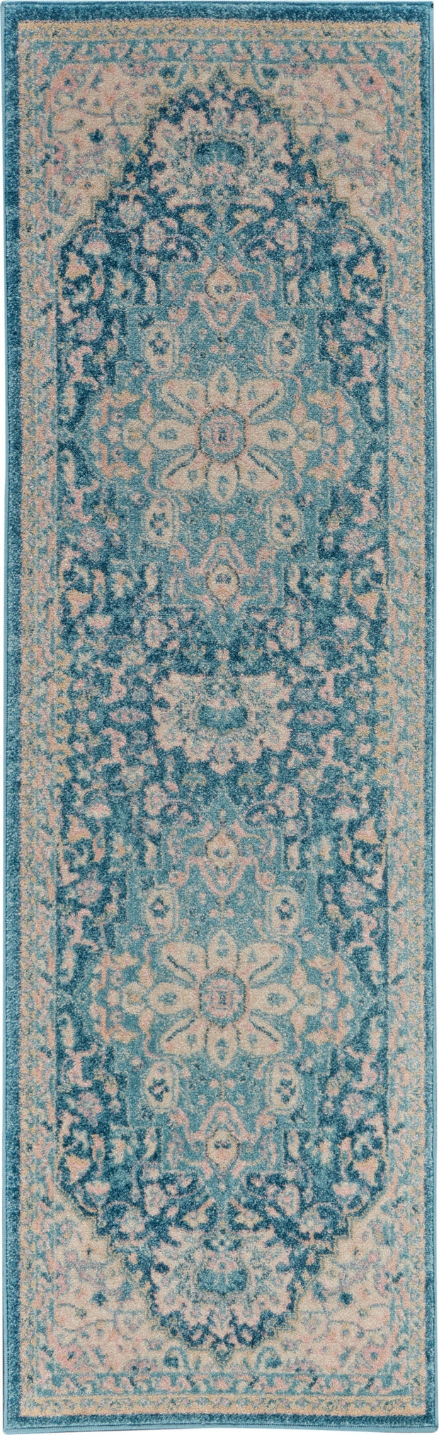 tranquil ivory turquoise rug by nourison nsn 099446485748 3