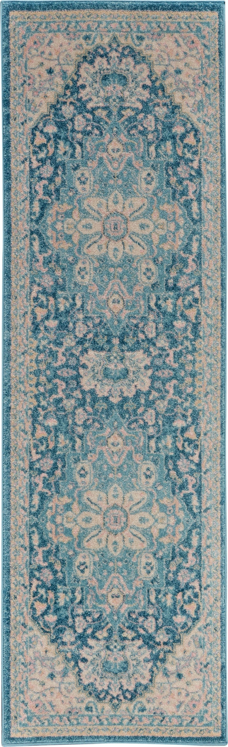 media image for tranquil ivory turquoise rug by nourison nsn 099446485748 3 292
