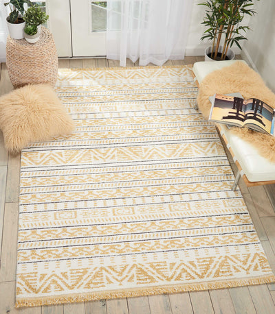 product image for kamala yellow rug by nourison nsn 099446407634 6 87