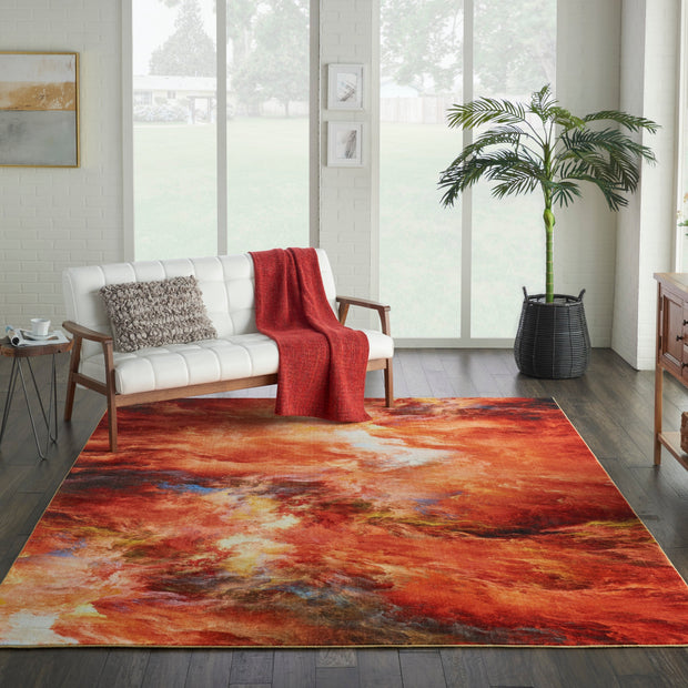 le reve red flame rug by nourison 99446494634 redo 3